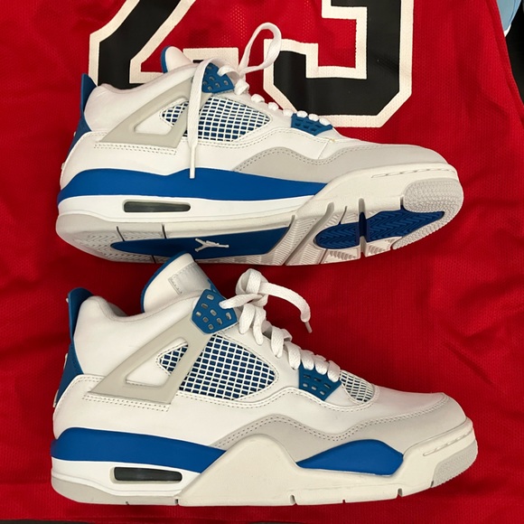 Nike Air Jordan 4 IV Retro 2012 Military Blue CLEAN Shoes Great Condition! - Picture 6 of 16